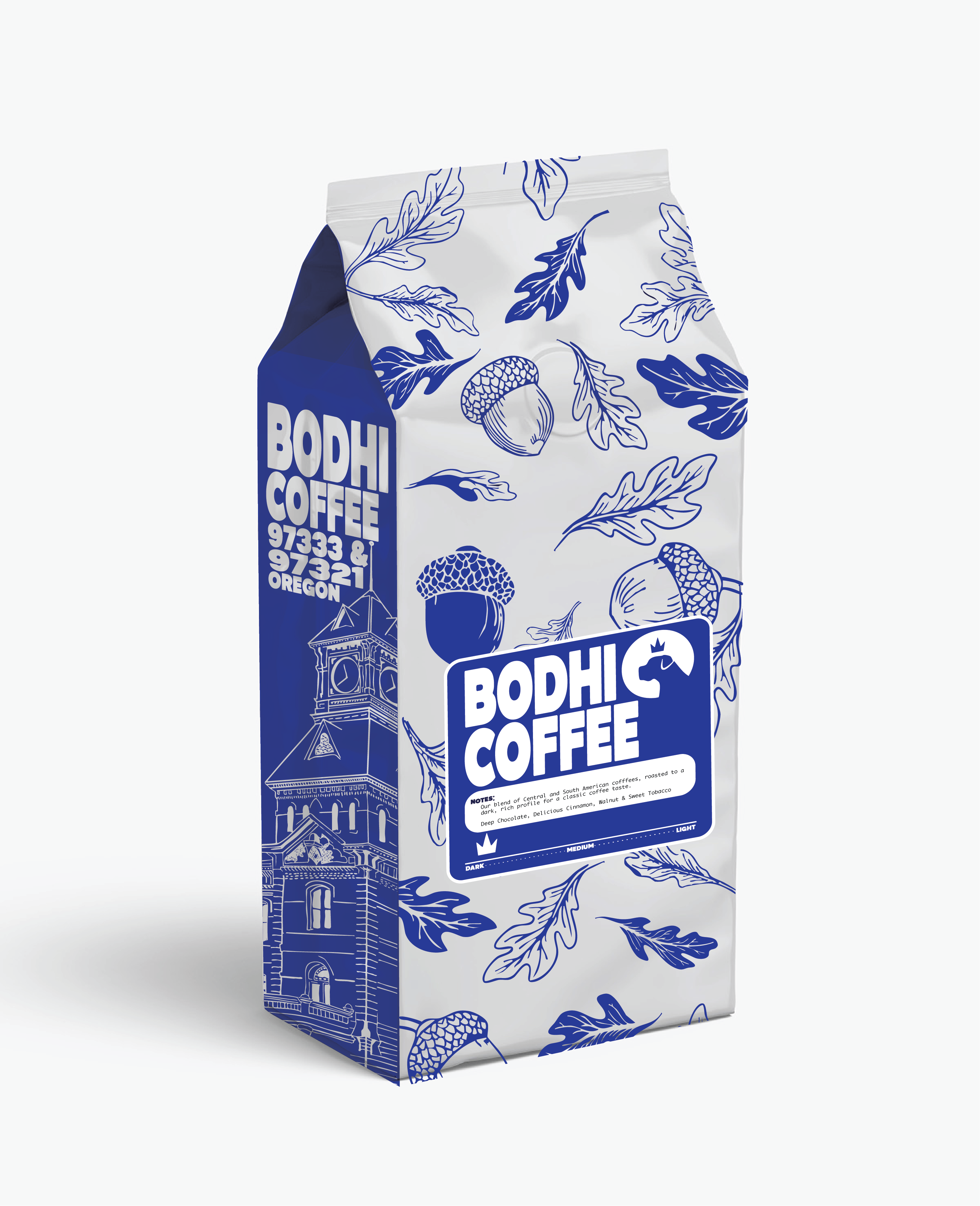 Bodhi whole-bean coffee bag